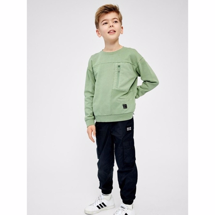 NAME IT Sweatshirt Delal Hedge Green